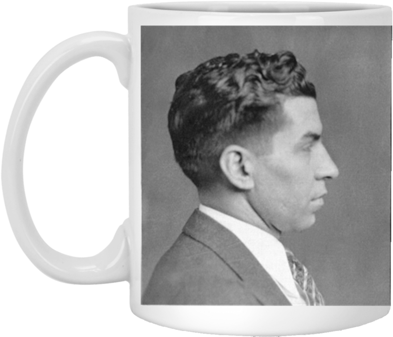 Lucky Luciano "mug" Shot - Gangland New York: The Places And Faces (800x800), Png Download
