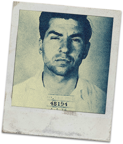 Charles "lucky" Luciano - Lucky Necklace Oval Charm (400x468), Png Download
