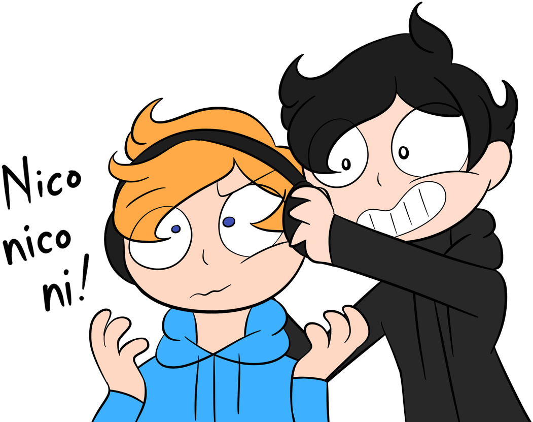 Pretend I'm Scary On Twitter - Cartoon (1200x891), Png Download