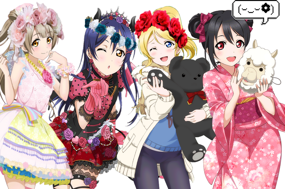 Nico Nico Nii~ Hiya Welcome To Turbo And Moone's School (980x650), Png Download