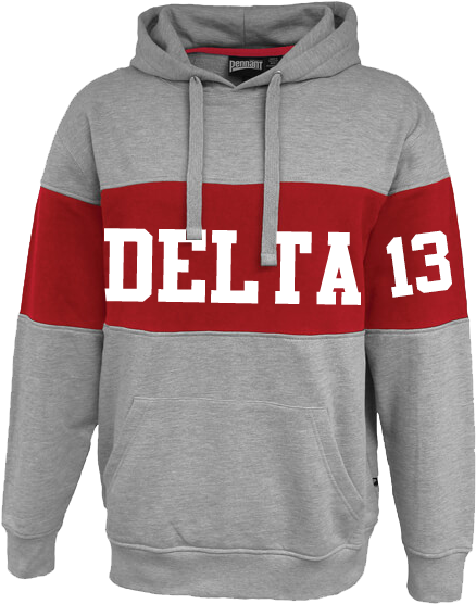 Delta Sigma Theta Cross Chest Hoodie - Delta Sigma Theta Hoodie (558x558), Png Download