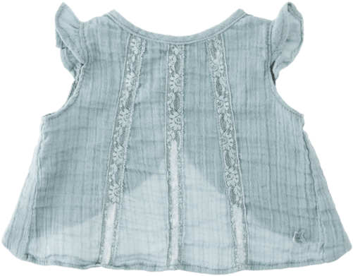 Tocoto Vintage Lace Sleeveless Blouse In Green - Green (600x600), Png Download