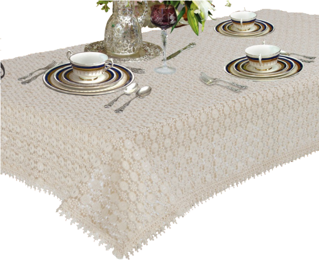 Violet Linen Botany Gl-7 Botany Vintage Crochet Lace - Violet Linen Botany Vintage Crochet Lace Design 70" (640x614), Png Download