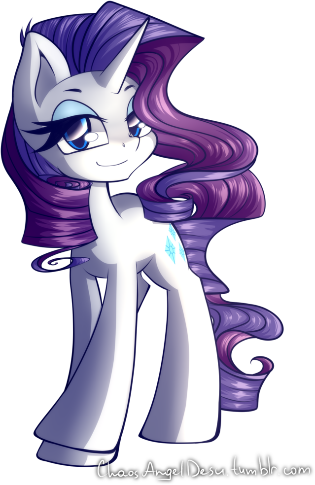 Chaosangeldesu, Eyeshadow, Female, Lidded Eyes, Looking - Unicorn (724x1024), Png Download