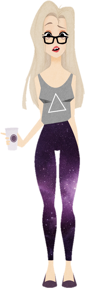 Girly Tumblr Transparents - Illustration (667x1000), Png Download