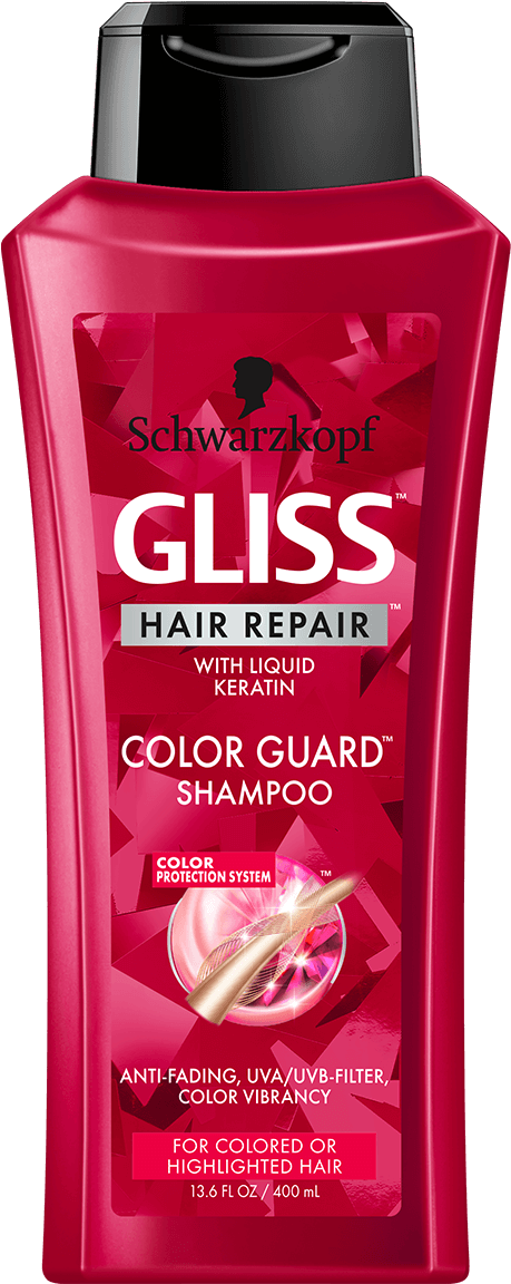 Gliss Us Color Guard Shampoo - Gliss Schwarzkopf Hair Repair (970x1400), Png Download