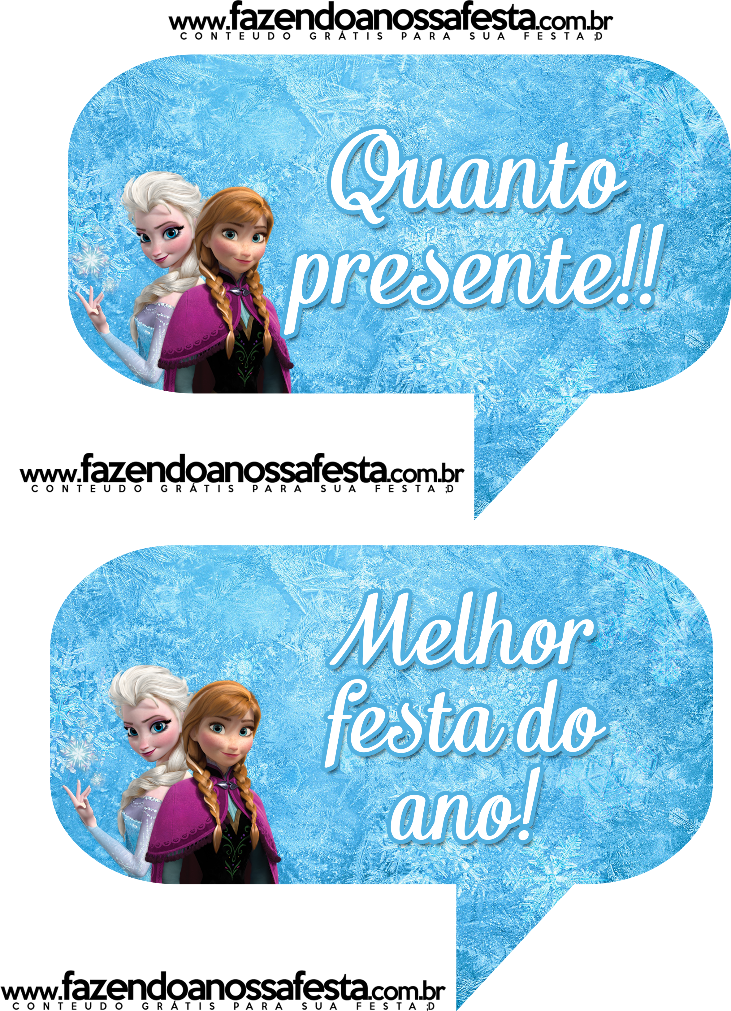 Plaquinhas Divertidas Para Fotos Frozen - Plaquinhas De Festa Frozen (2480x3508), Png Download