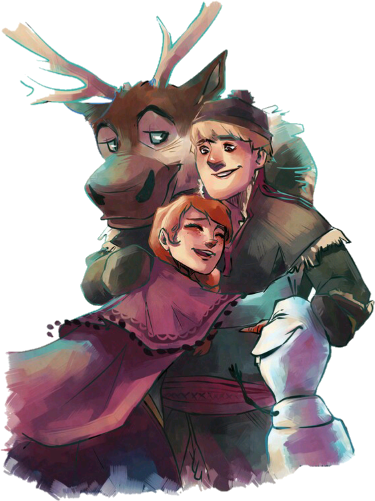 Stan , Kristofer , Anna E Olaf Em Png - Anna (800x1064), Png Download