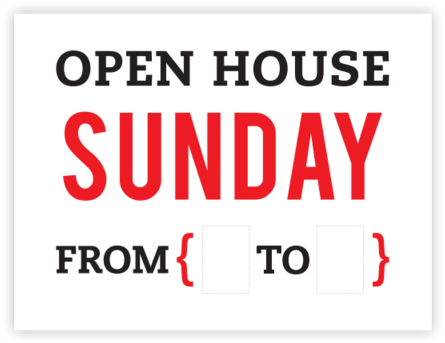Open House Sunday From { To } - Open Today (480x480), Png Download