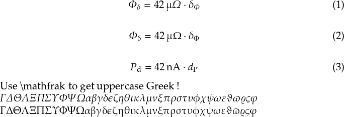 Italic And Upright Greek Letters - Handwriting (684x233), Png Download