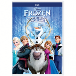 Frozen Dvd (600x315), Png Download
