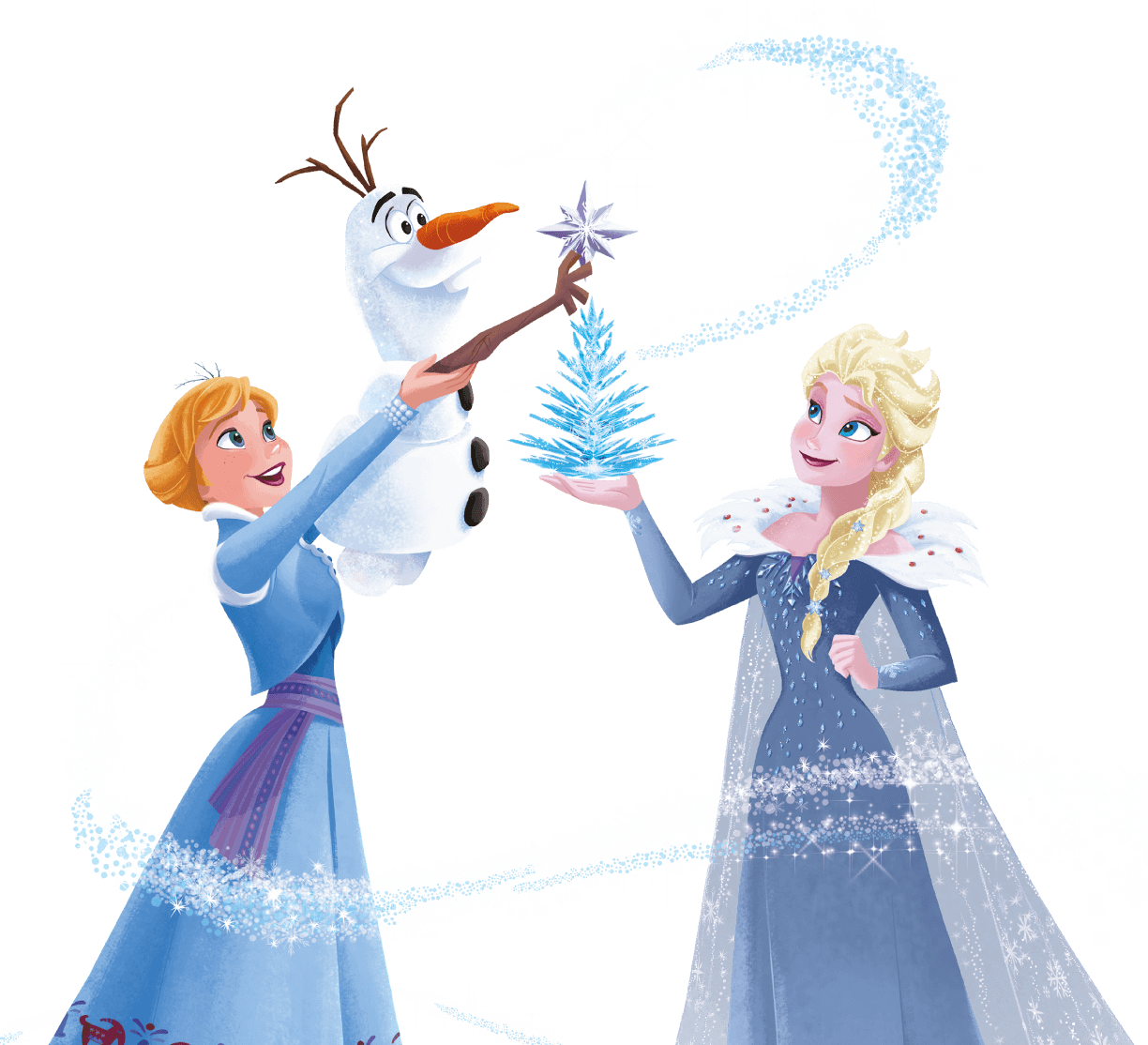 Linea Envoltura Navidad Frozen Primavera - Olaf Frozen Adventure Elsa Doll (1224x1114), Png Download
