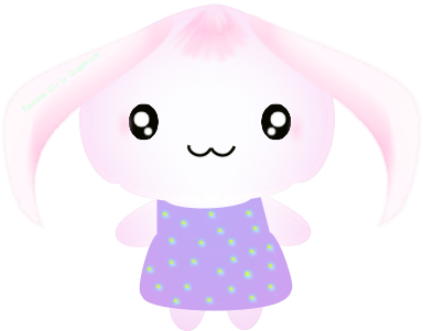 The Original Bunny I Created Is The Pink One - Graphics (402x314), Png Download