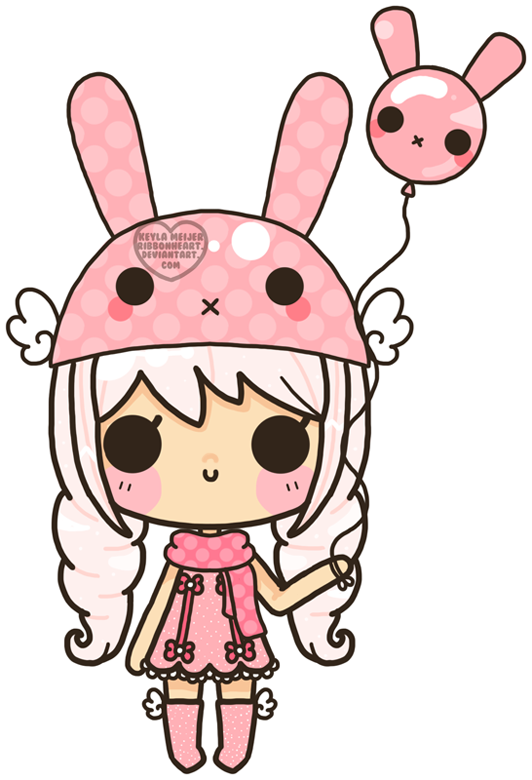 Png Cute Girl - Cute Girl Drawing Chibi (532x780), Png Download