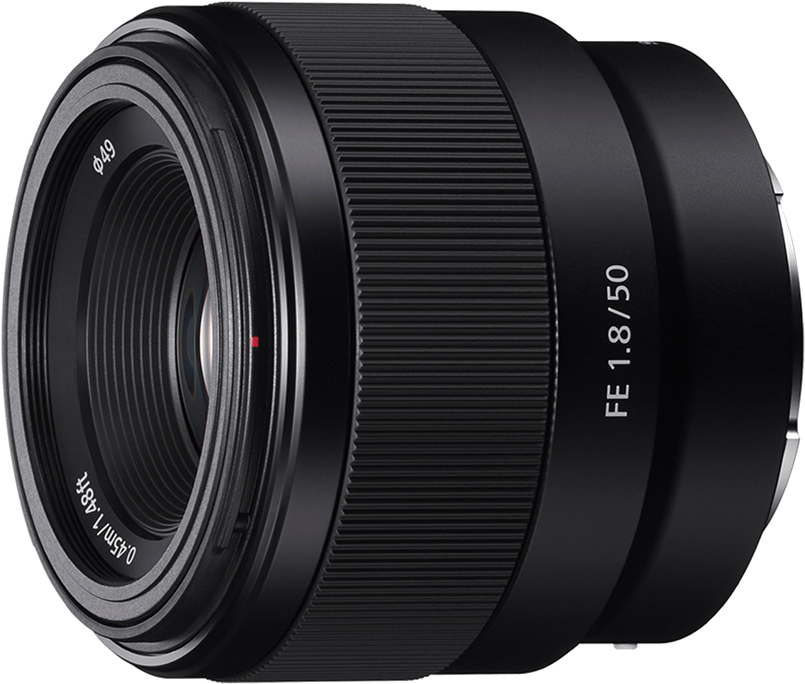 Sony Announces 50mm F1 - S0ny Fe 50mm F/1.8 Lens Sel50f18f (1200x1200), Png Download