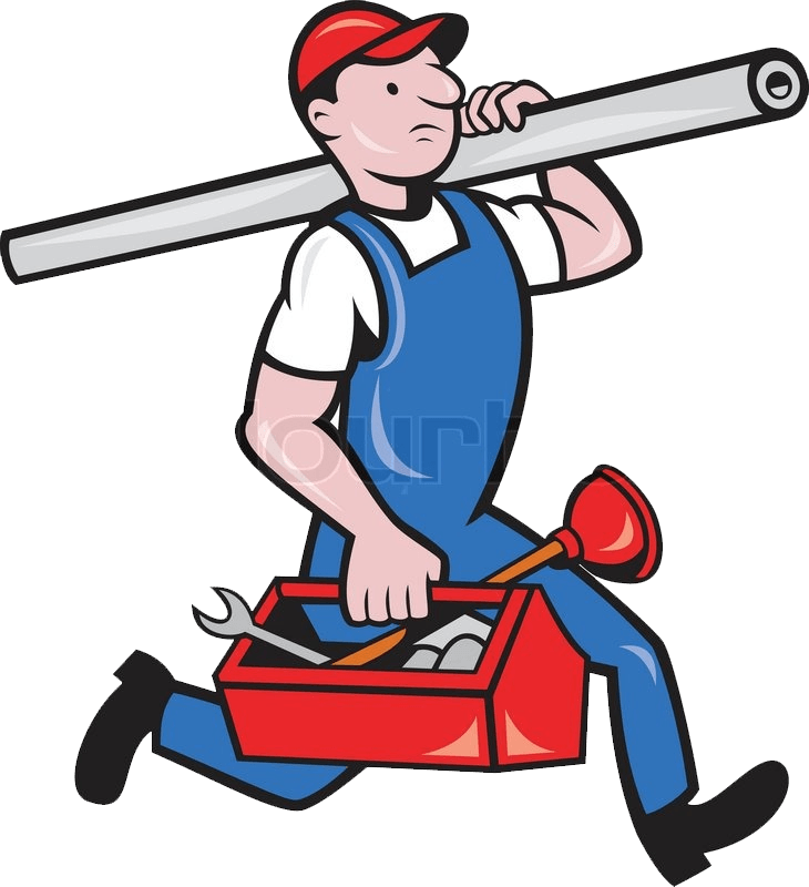 Temecula 24 Hour Plumber - Plumber Vector (730x800), Png Download