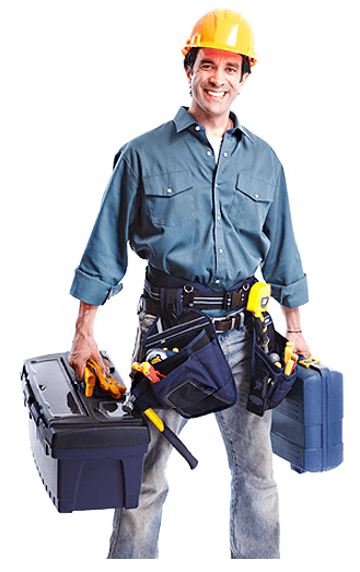 Plumber - Professional Plumber Ready To Work (329x523), Png Download