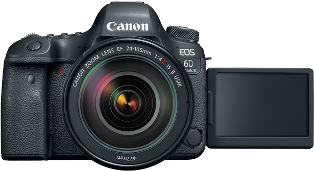 Eos 6d Mark Ii Front Lcd D - Grip Canon Eos 6d Mark Ii (675x450), Png Download