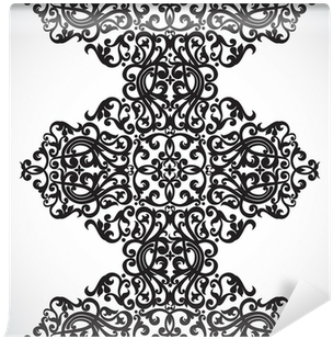 Vector Seamless Border In Victorian Style - Libro Pensieri Sulla Saggezza (400x400), Png Download