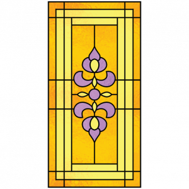 Victoria B - Stained Glass (371x371), Png Download