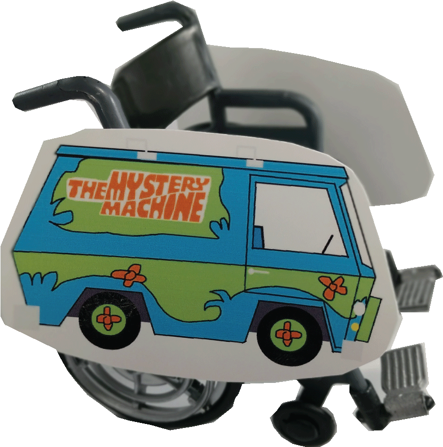 Mystery Machine Lookalike Wheelchair Costume Child's - Costume (1000x1000), Png Download