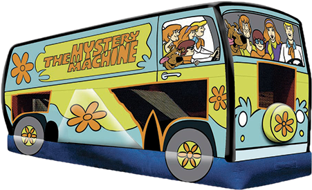 Scooby Mystery Machine - Mystery Machine Gif (488x488), Png Download