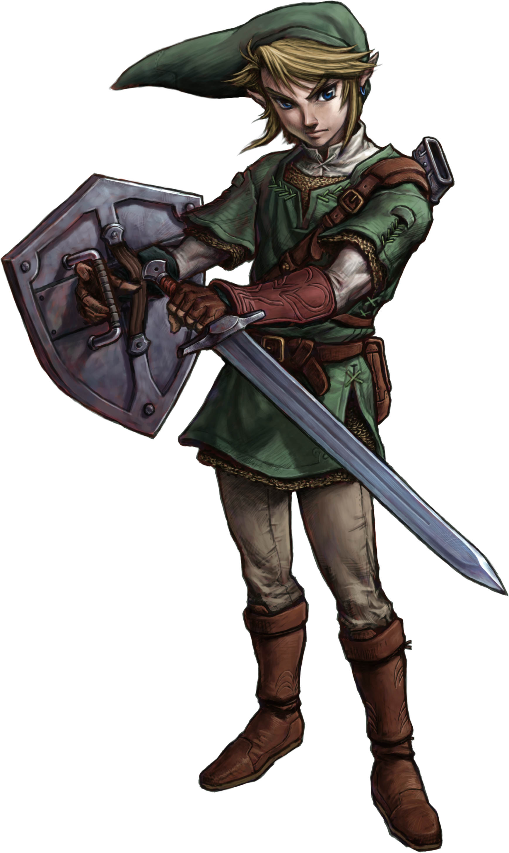 Favorite Link Design - Link Zelda Twilight Princess (1738x2910), Png Download