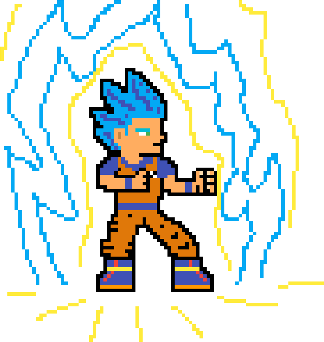 Goku Ssgss - Cartoon (1200x1200), Png Download