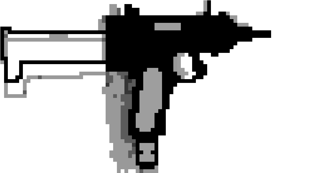 Micro Uzi W Shadow - Cross (1200x900), Png Download