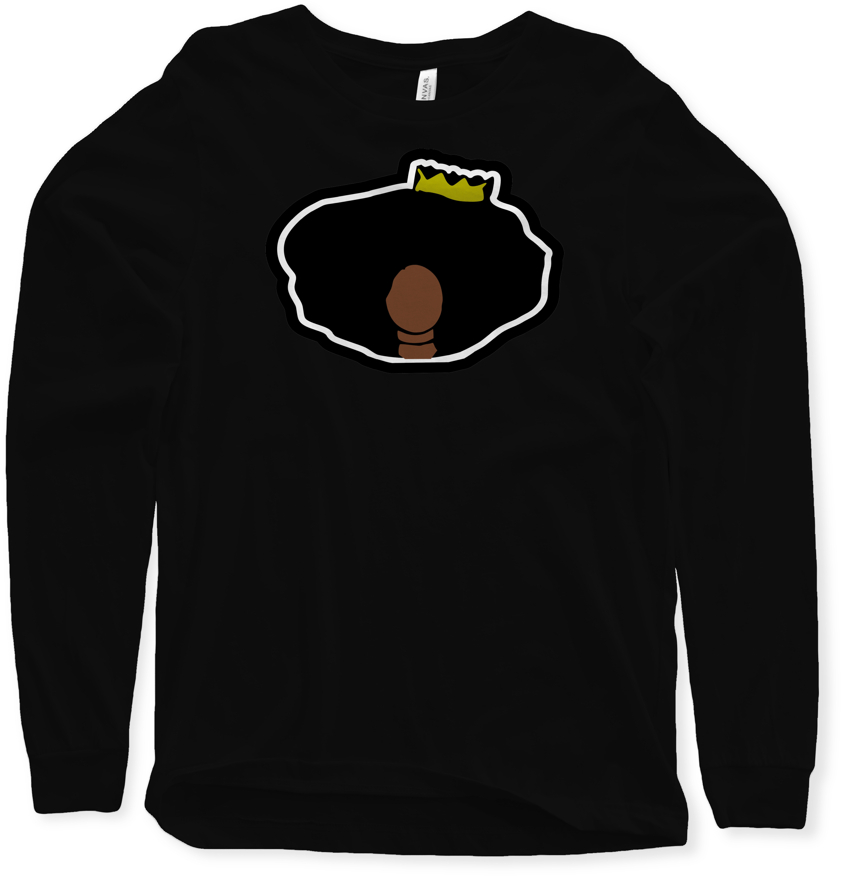 Image Of Black Queen Head - T-shirt (5184x3912), Png Download
