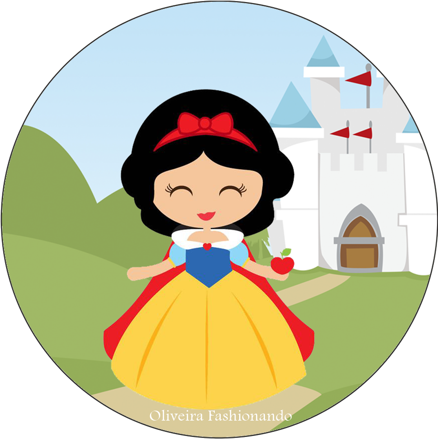 Topper Branca De Neve Png - Clipart Snow White Png (1174x1120), Png Download