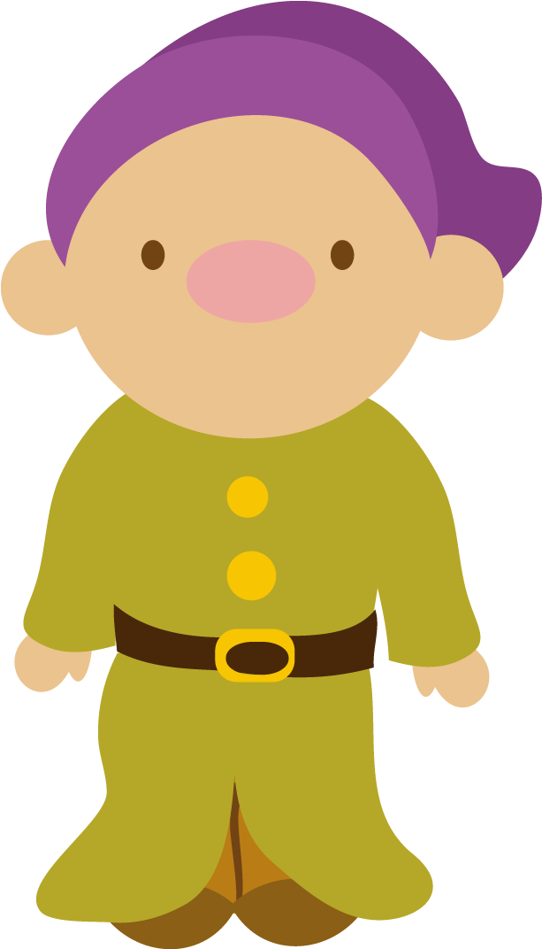 Príncipe Cute Branca De Neve - Anões Branca De Neve Cute (1012x1071), Png Download