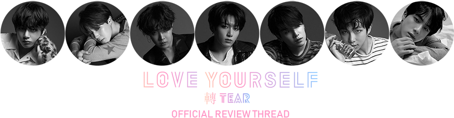 [ Img] - Bts Love Yourself Tear Png (900x252), Png Download
