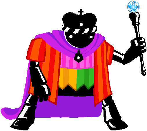 Blackking - Black King And Queen Homestuck (507x452), Png Download