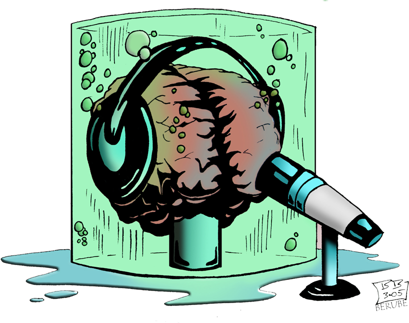 Brain - Science Fiction (900x645), Png Download