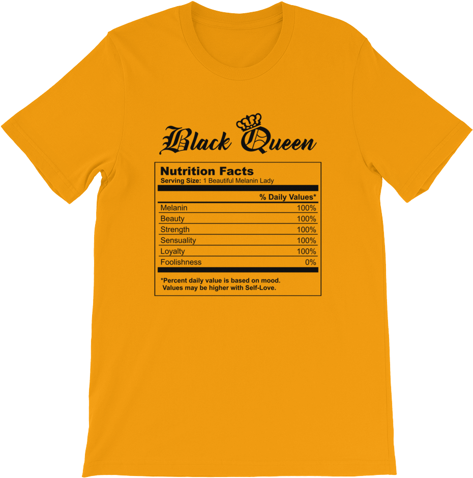 Black Queen Nutritional Facts - Guy Le Tatooer T Shirt (1000x1000), Png Download
