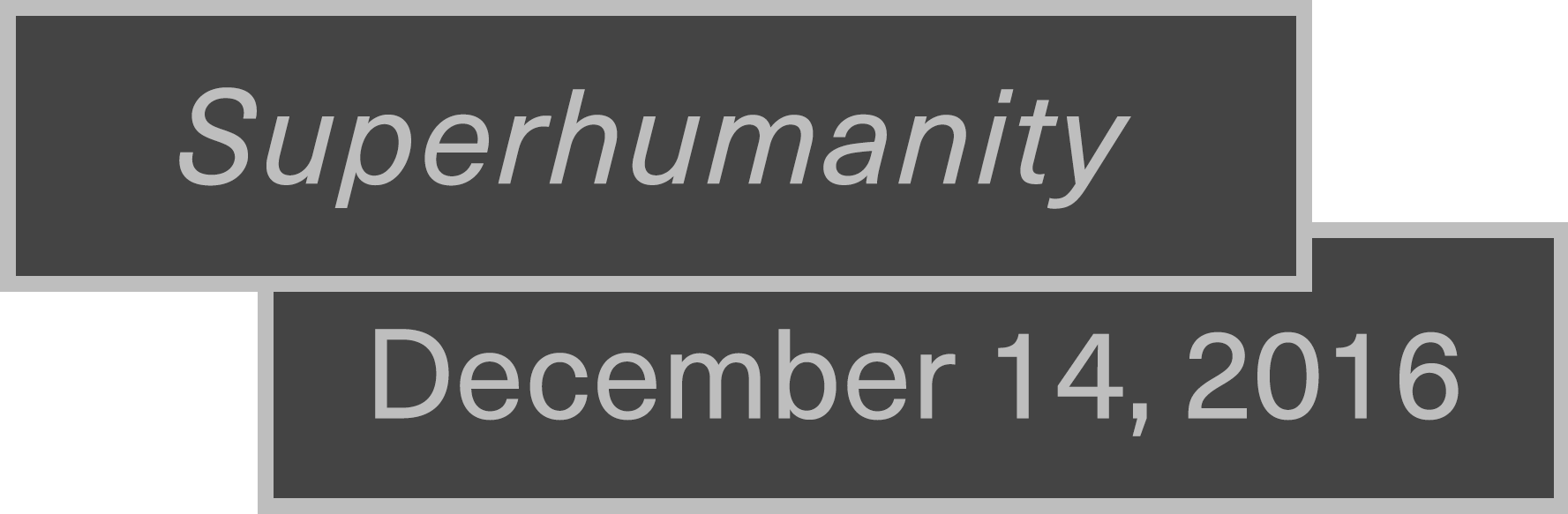 Superhumanity Andrés Jaque, "surrogacity - Quality Save (1777x583), Png Download