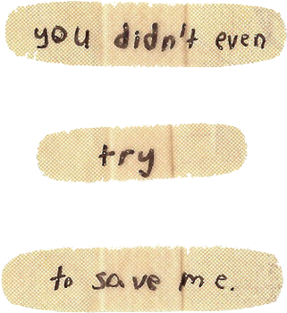 50 Images About Just Nice Pictures^^ On We Heart It - You Didn T Even Try To Save Me (500x720), Png Download