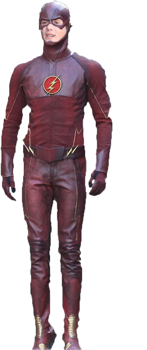 Barry Allen Png - Costume (590x1150), Png Download