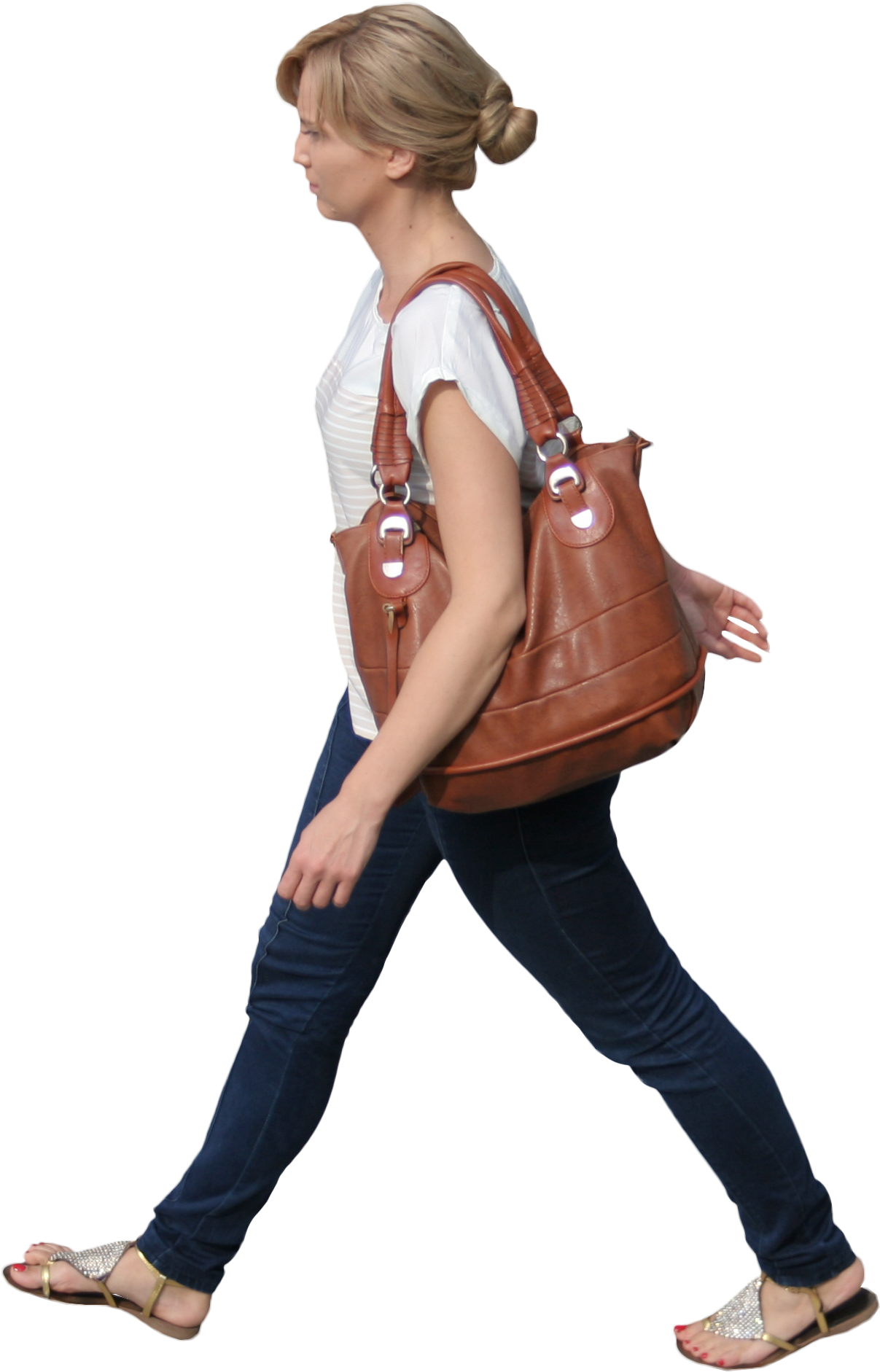 2d People, Cut Out - The Woman In White (1630x1968), Png Download