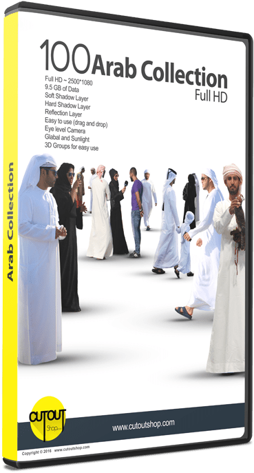 The Most Professional Drag & Drop Arab People Cutout - Banner (537x800), Png Download