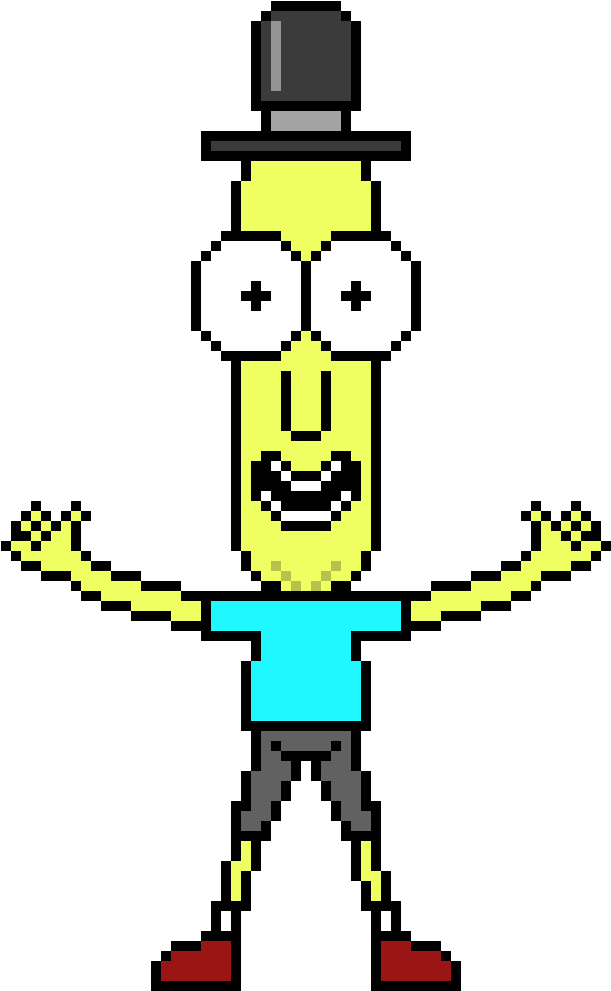 Mrpoopybutthole - Mr Poopybutthole Pixel Art (890x1020), Png Download