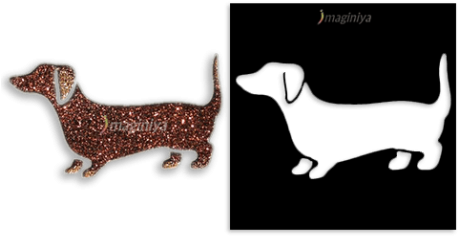 Weiner Dog Stencil - Weiner Dog Face Paint (458x458), Png Download