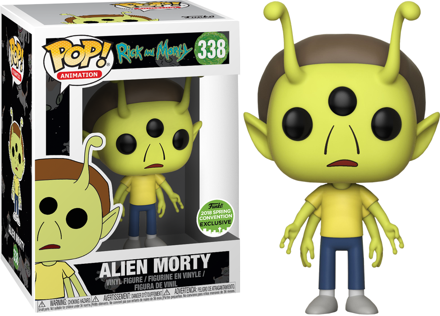 Rick And Morty - Alien Morty Funko Pop (867x624), Png Download
