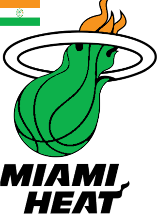 Miamiheat - Miami Heat Clipart (324x442), Png Download