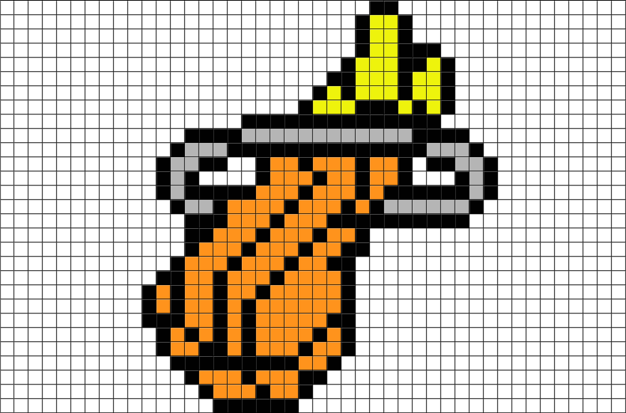 Nba Logo Pixel Art (880x581), Png Download