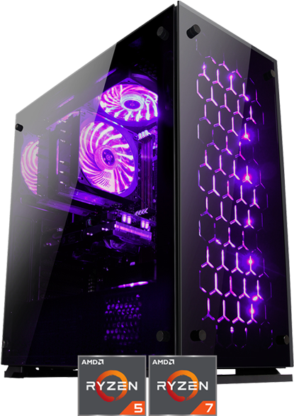 Hst Onyx - Omega X1 Rgb Tempered Glass (686x600), Png Download