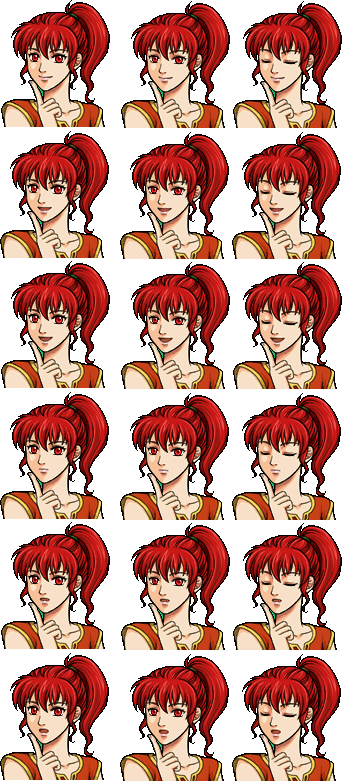 Sprite Of Anna - Fire Emblem Path Of Radiance Anna (342x781), Png Download