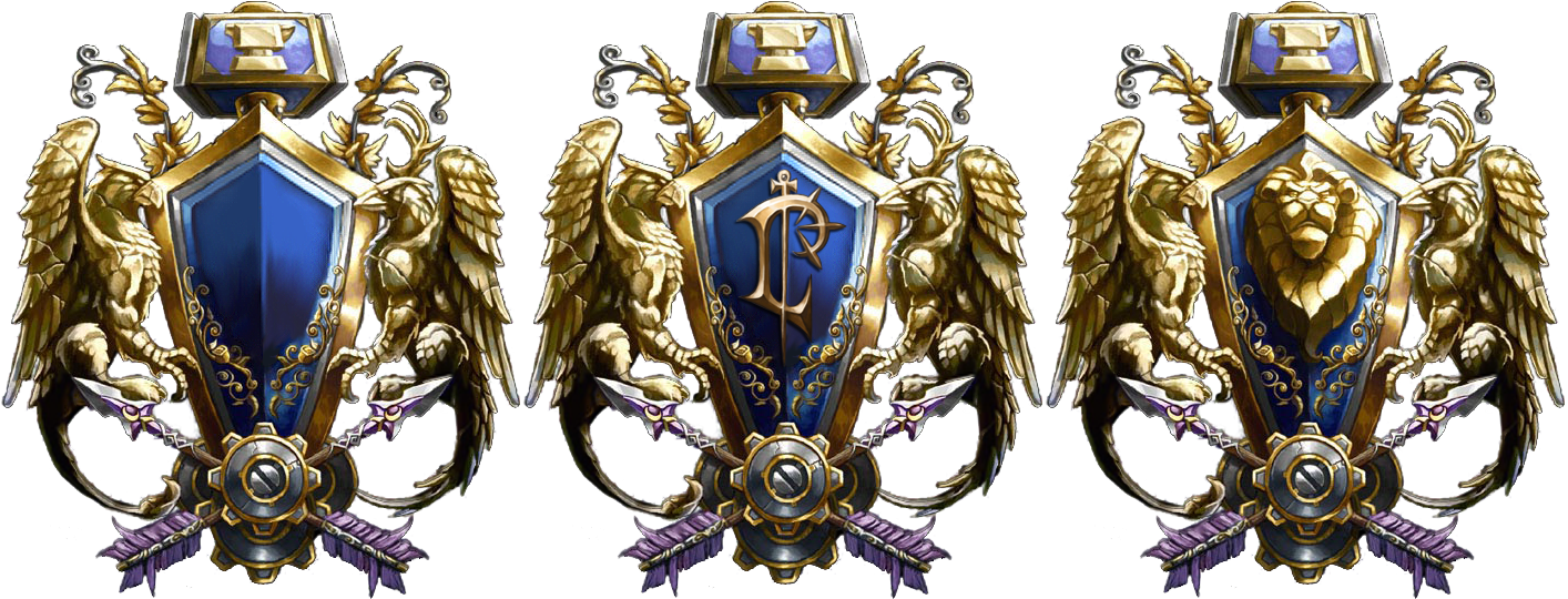 World Of Warcraft - Alliance Crest (1420x550), Png Download