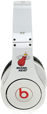 Beats By Dre Studio Nba Miami Heat Headphones - Miami Heat (400x420), Png Download
